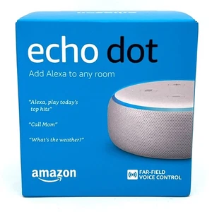 Altavoz inteligente Echo Dot (3.ª generación) con control de voz de campo lejano Alexa blanco nuevo - Imagen 1 de 8