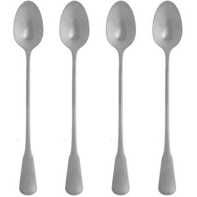 Oneida MINUTE MAN 18/8 Stainless Flatware - Iced Beverage Spoon (Set of Four) - Image 1 of 4