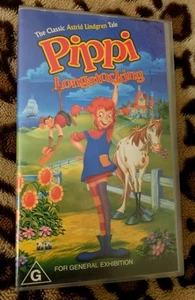 PIPPI LONGSTOCKING Cartoon Animation 1997 VIDEO VHS Pal - Picture 1 of 3