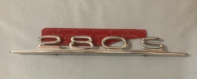 CLÁSICO VINTAGE 1972-79 MERCEDES-BENZ 280S 280S CROMO MALETERO EMBLEMA ESCRITURA OEM Foto 1 de 2