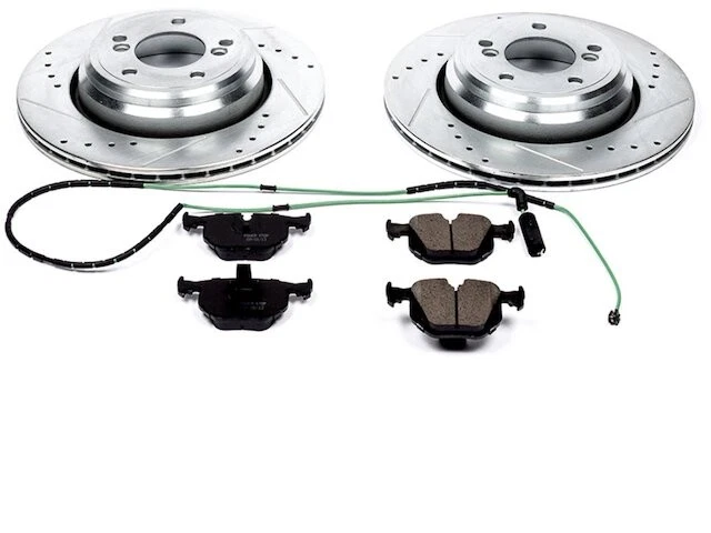 后刹车片和转子套件 83XBNZ59 适用于宝马 M3 2002 2002 2003 2004 2005 2006 — 第 1/1 张图片