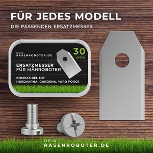 30 Ersatz-Klingen-Messer für Husqvarna Automower und Gardena Sileno Mähroboter - Bild 1 von 5