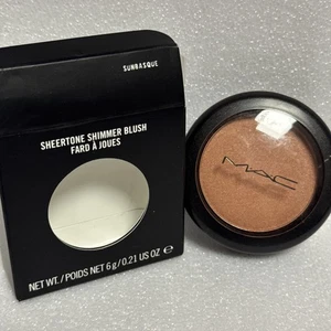 MAC Sheertone Shimmer Blush - Sunbasque New & Boxed 6g - Picture 1 of 3