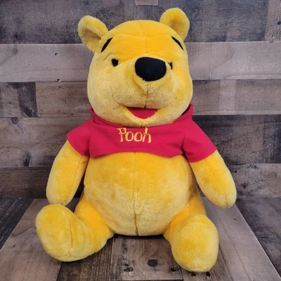 Mattel Winnie The Pooh Oso Arco Juguetes Peluche Animal De Colección 20" Jumbo XL Foto 1 de 4