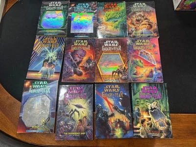 Complete Set of 12 Star Wars Galaxy of Fear Paperbacks John Whitman - Image 1 of 3
