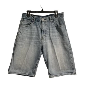 Pantalones cortos de mezclilla sueltos para hombre Levi's 569 talla 32 azul - Imagen 1 de 11