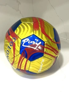 Carlos Valderrama Pibe Signed Colombia Soccer ball Beckett BAS - Picture 1 of 4