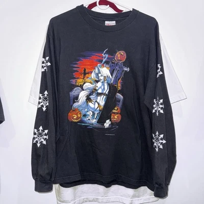 Camiseta Vintage Manga Longa Lady Death 1996 Chaos Comics - Imagem 1 de 4