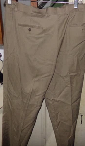 HERREN 38 X 30 BEIGE ANZUGHOSE STAFFORD - Bild 1 von 3