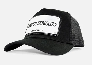 John Hatter Co Why So Serious? - Rubber Plate Edition Patch Trucker Cap OSFM - Picture 1 of 5