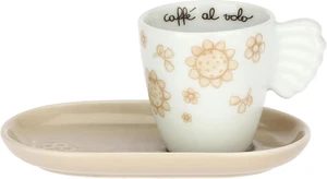 - Tazzina Espresso in Porcellana, 10.5 Cl, Collezione Happy Elegance - Foto 1 di 12