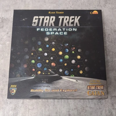 STAR TREK CATAN: FEDERATION SPACE (Open Box, Never Played) - Image 1 of 4