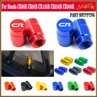 Tapas de cubierta de vástago de válvula de neumático universal para Honda CR80R CR85R CR125R CR250R CR500R Foto 1 de 4