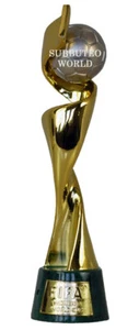 1030. Trofeo de la Copa Mundial para mujer The 2019. 150 mm de alto con caja de pantalla. Oficial... - Imagen 1 de 3