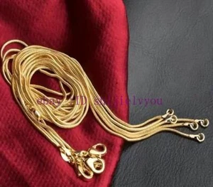 Wholesale lots 925 Sterling Solid Silver Plated 1mm Snake Chain Necklace 16"-24" - Picture 1 of 7