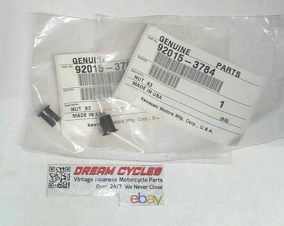 NOS GENUINE Kawasaki  92015-3784 Nuts 5mm JF JF650 TS Jet Ski 1989-96 QTY 2 - Image 1 of 1
