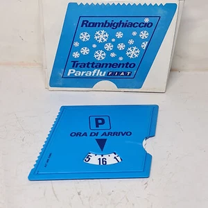 DISCO ORARIO PARCHIMETRO ROMPIGHIACCIO 125X125 MM FIAT PARAFLU - Imagen 1 de 8