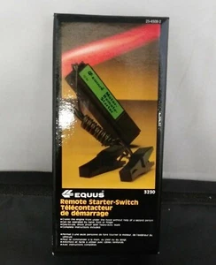 NOS Equus Engine Push Remote Starter-Switch W/ Cables #3230 - Fast Shipping - Imagen 1 de 7