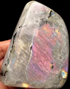 364g AAA+++Madagascar Purple Labradorite natural crystal polishing stone s828 - Picture 1 of 9