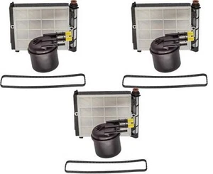 For 17-23 F250 6.7L Ford Powerstroke HC3Z9N184B Fuel Water Filter Kit 3 Pces Kit - Picture 1 of 6