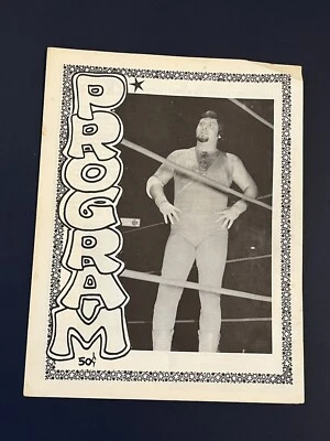 RARE Jimmy Hart Jerry Lawler Championship Memphis Wrestling Program WWE 30 AEW - Image 1 of 4