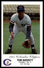 1985 Columbus Clippers Police Tommy Barrett Columbus Clippers #NNO