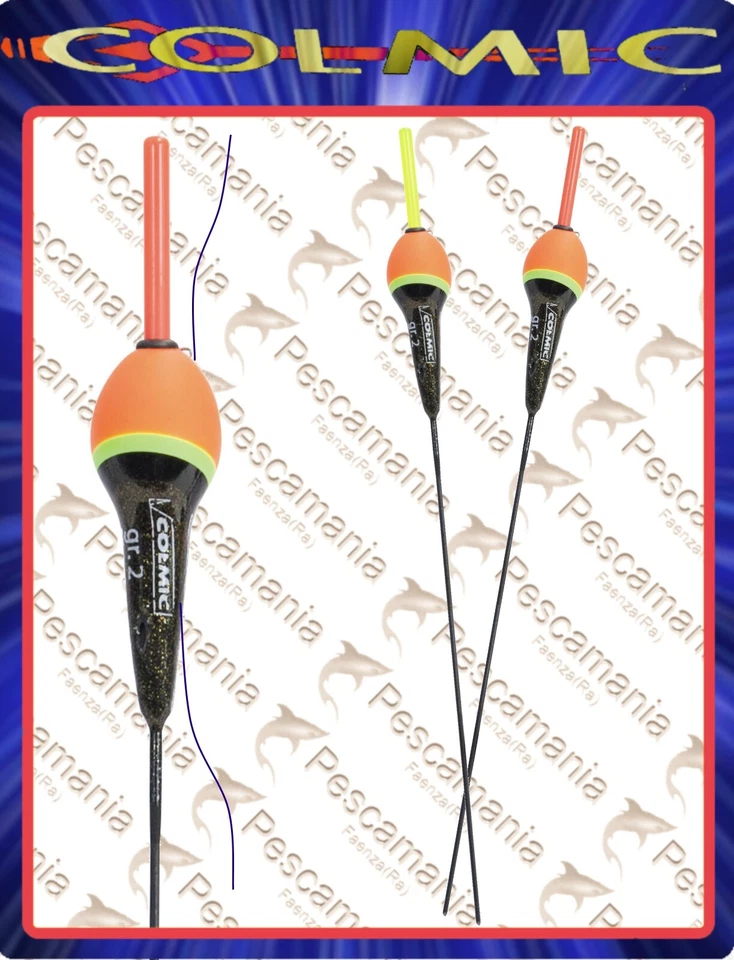 Galleggiante colmic "ONDA" 0,3-3,0gr. deriva in fibra e portastalight 3,0mm - Imagen 1 de 1