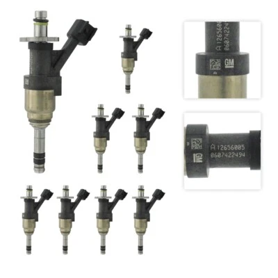 Set of 8 GM Fuel Injectors 12679775/12709470 For Chevrolet GMC 2014-2021 - Image 1 of 3