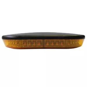 ML40A Mini Warning Light Bar - Bolt-On Mount - Amber Lens - Amber LEDs - Picture 1 of 1