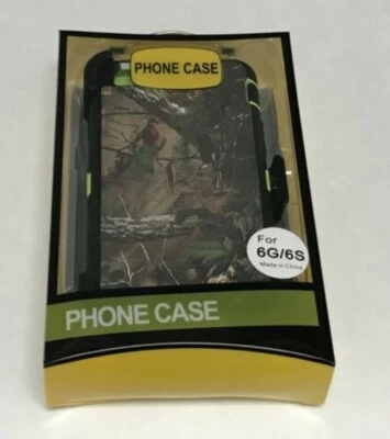 For Apple iPhone 6/6P Case Cover W(Belt Clip fits Otterbox Defender)CAMO Green - Image 1 of 4