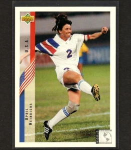 APRIL HEINRICHS 1994 Upper Deck World Cup Soccer Card USA USWNT #265 PSA - Picture 1 of 2
