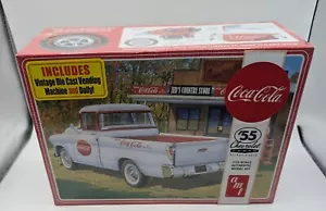 AMT '55 Chevrolet Cameo Pickup Truck Coca-Cola Modellbausatz Maßstab 1:25 AMT1094 - Bild 1 von 4