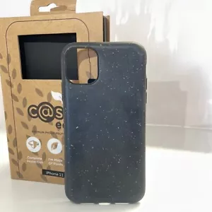 🌿 ECO-FRIENDLY iPhone 11 Case - 100% BIODEGRADABLE! in black🌿 - Picture 1 of 1