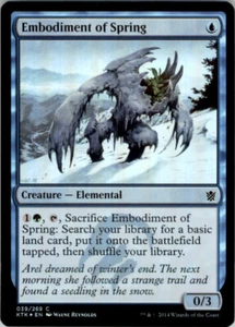 *FOIL* EMBODIMENT OF SPRING Khans of Tarkir mtg Blue NM - *FOIL* - Picture 1 of 1