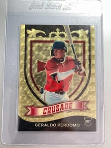 2021 PANINI CHRONICLES CRUSADE RC Geraldo Perdomo Superfractor 1/1 Diamondbacks - Picture 1 of 3