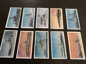 HMS 1902 - 1962 full set of 32 Lyons tea cards vgc