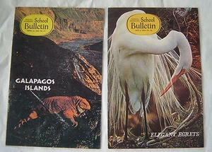 Lot 23 Different 1969 1970 National Geographic School Bulletins    - Picture 1 of 11