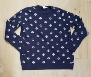 Vineyard Vines Girls Size Extra Large (16) All Over Anchor Print Nautical Blue - Picture 1 of 8