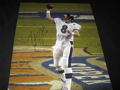 Trent Dilfer Baltimore Ravens Signed 16x20 Photo SB - Image 1 of 2