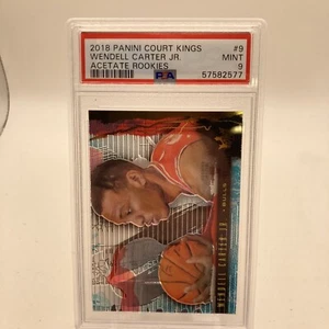 2018 Panini Court Kings Wendell Carter Jr. Acetate Rookies RC PSA 9 Magic POP 9! - Picture 1 of 16