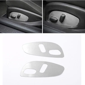 2PCS Aluminium Seat Adjust Control Panel Cover Trim For Chevrolet Camaro 2017+ - Picture 1 of 7