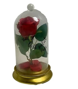 Disney Princess Rose Bell Light In Jar Home Decor Ornaments Love Gift Box - Picture 1 of 6