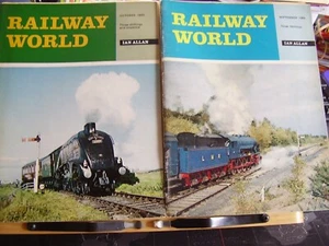 WOW JOB LOT X 21 RAILWAY WORLD RAIL MAGAZINES 1969 TO 1981 IAN ALLAN PUBLICATION - Picture 1 of 22