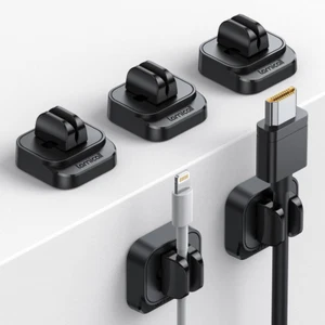 5Pack Cable Spring Holder Clips Cord Organizer for Desk Adjustable Cord Clip Wir - Picture 1 of 12