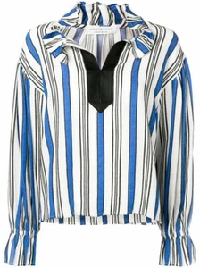 WOW! NWT Philosophy Di Lorenzo Serafini stripe top US sz 4 $595 - Picture 1 of 2