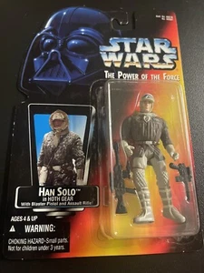 Figura de acción STAR WARS POTF Han Solo Hoth Gear 1995 Kenner - Imagen 1 de 5