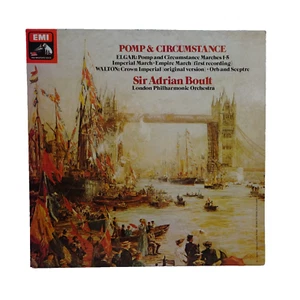ASD 3388 Pomp & Circumstance Walton Elgar Sir Adrian Boult 1977 Quad EMI NM/EX - Picture 1 of 9
