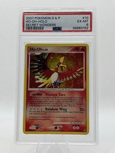 Pokémon Diamond & Pearl Ho-Oh 2007 Holo Secret Wonders #10 PSA 6 - Imagen 1 de 2