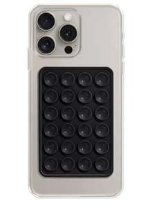 Suction Cup Phone Shower Mount Silicone Adhesive Accessory Hands-Free Holder - Photo 1 sur 2