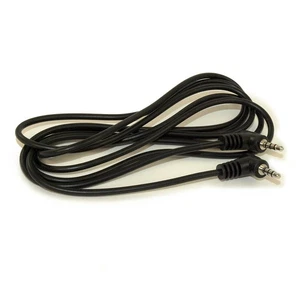 6ft 3.5mm 4 Conductor TRRS BOTH ANGLED Mini +Mic / Video M/M Cable - Picture 1 of 3